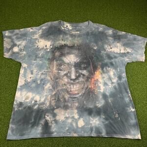 Injustice Gods Among Us Tie Dye DC Comics The Joker Graphic T Shirt Sz 2XL